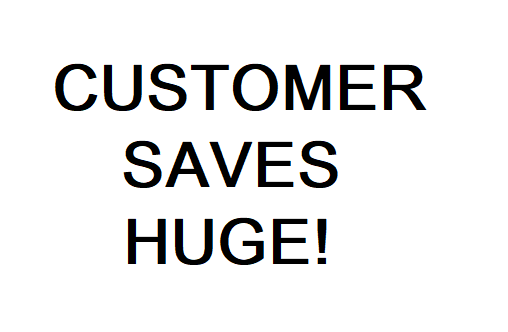 Customer Saves